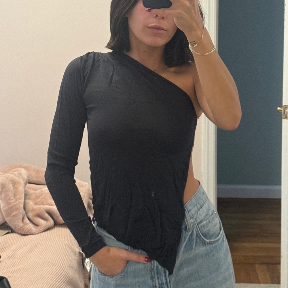 Zara One Shoulder Top